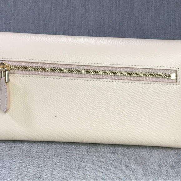 NWOT Valentino crème envelope leather wallet - Picture 6 of 7